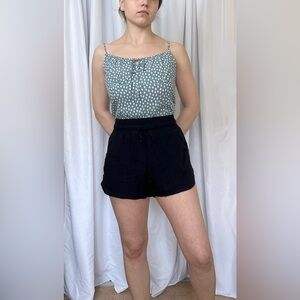 Abercrombie & Fitch Polka Dot Bodysuit - Pastel Turquoise - XS